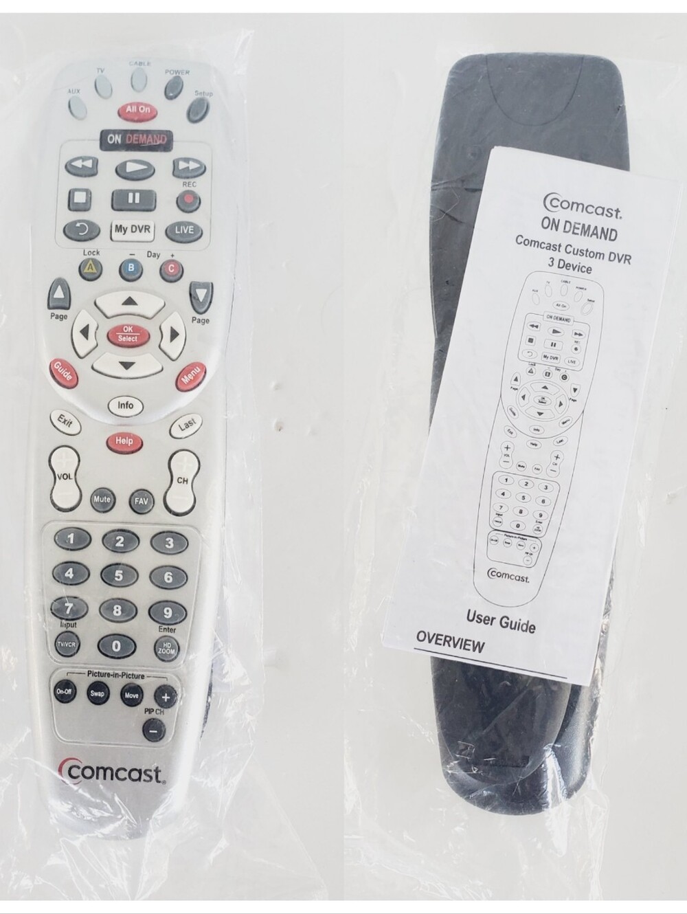 NEW Comcast XFINITY Universal On Demand DVR Remote Control (Model: RC1475505)